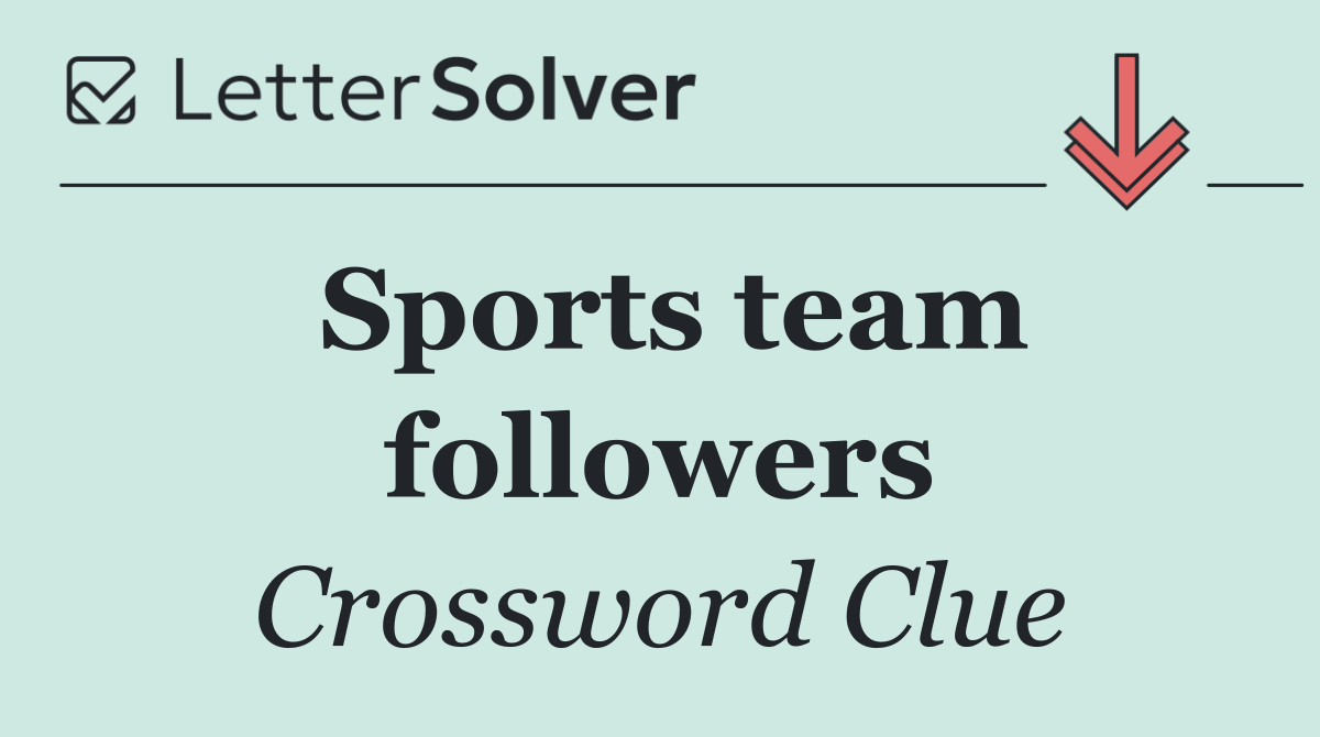 Sports team followers