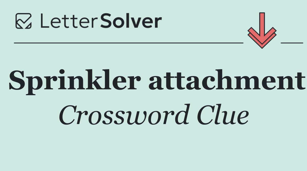 Sprinkler attachment
