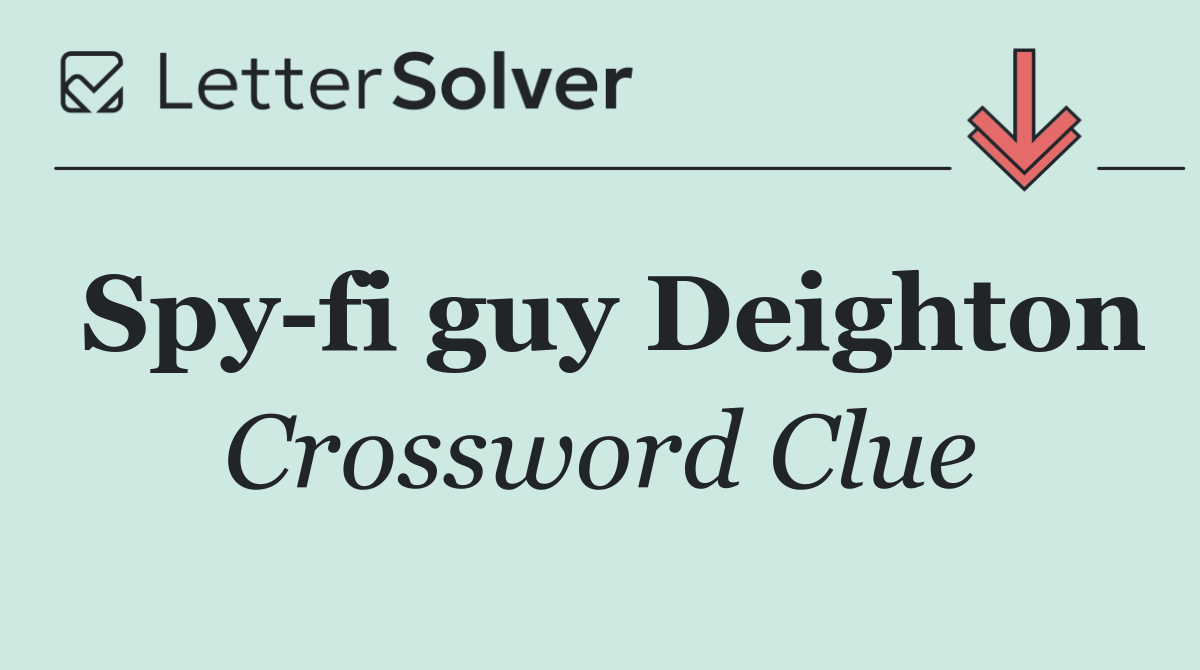 Spy fi guy Deighton