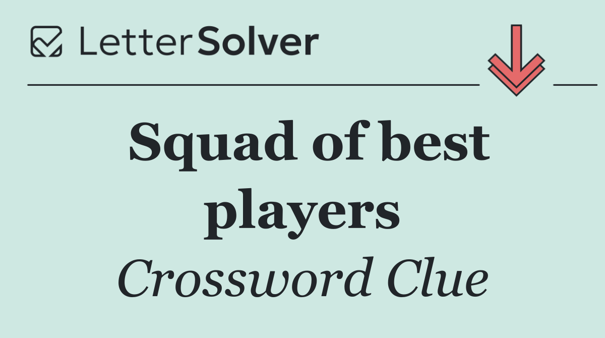 Squad of best players