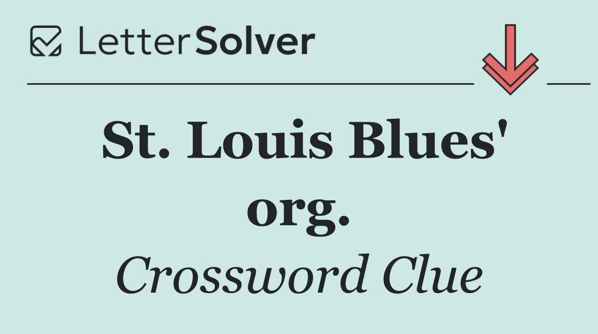 St. Louis Blues' org.