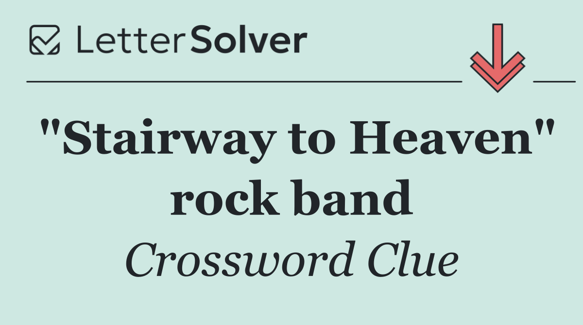"Stairway to Heaven" rock band