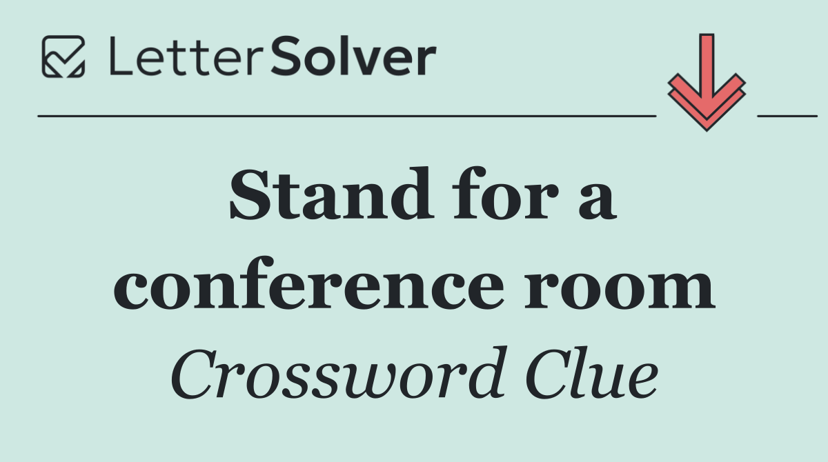 Stand for a conference room