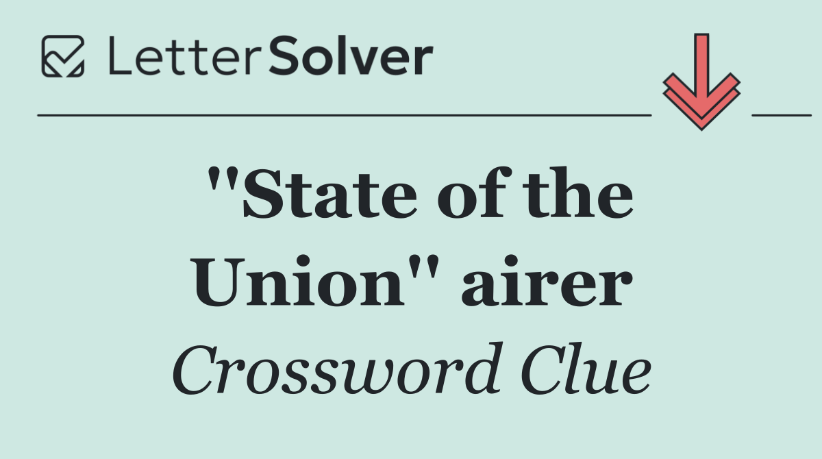 ''State of the Union'' airer
