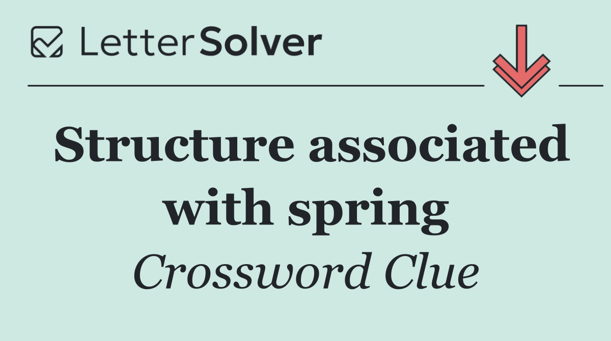 Structure associated with spring