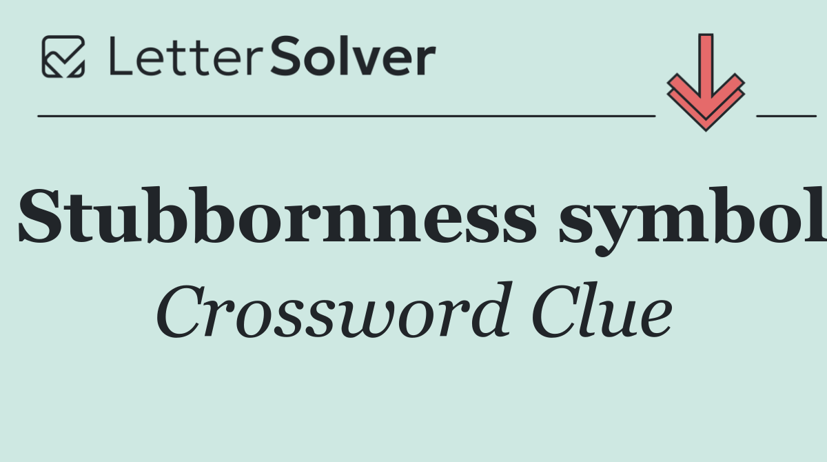 Stubbornness symbol