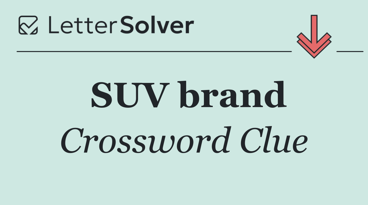 SUV brand