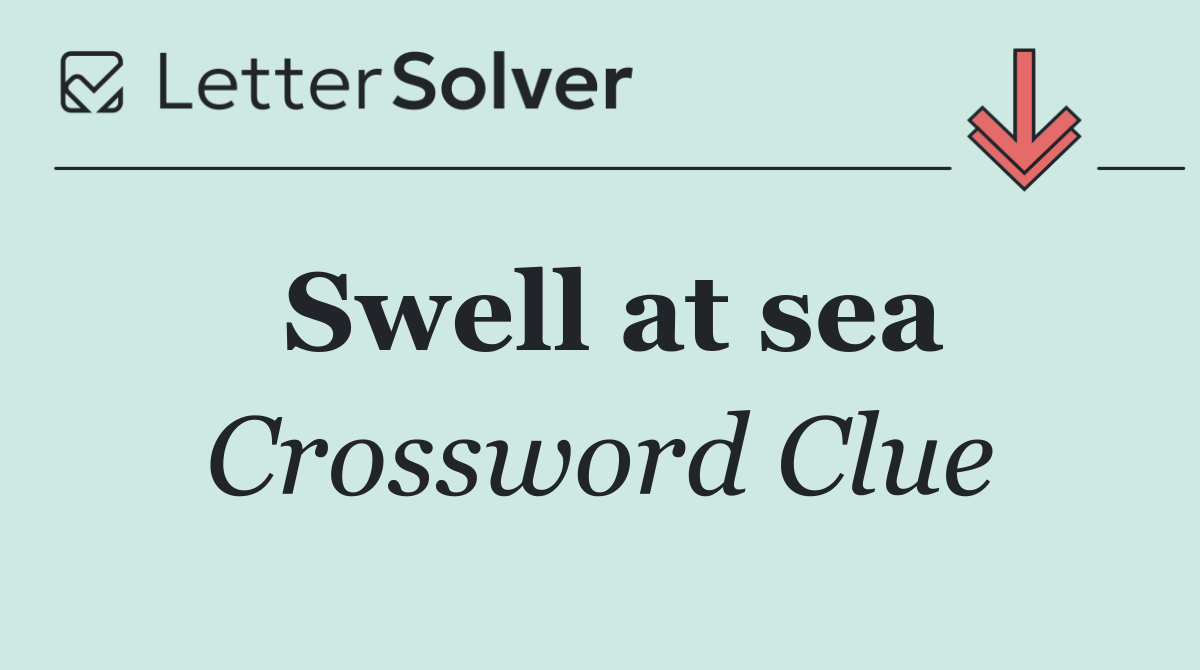 Swell at sea