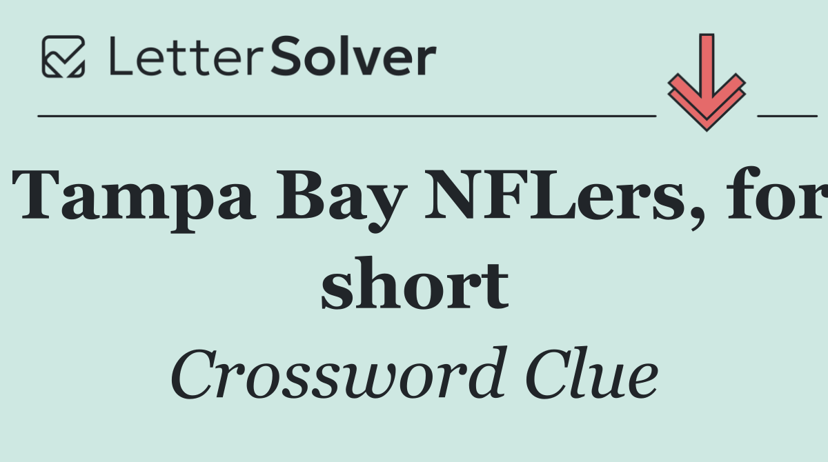 Tampa Bay NFLers, for short