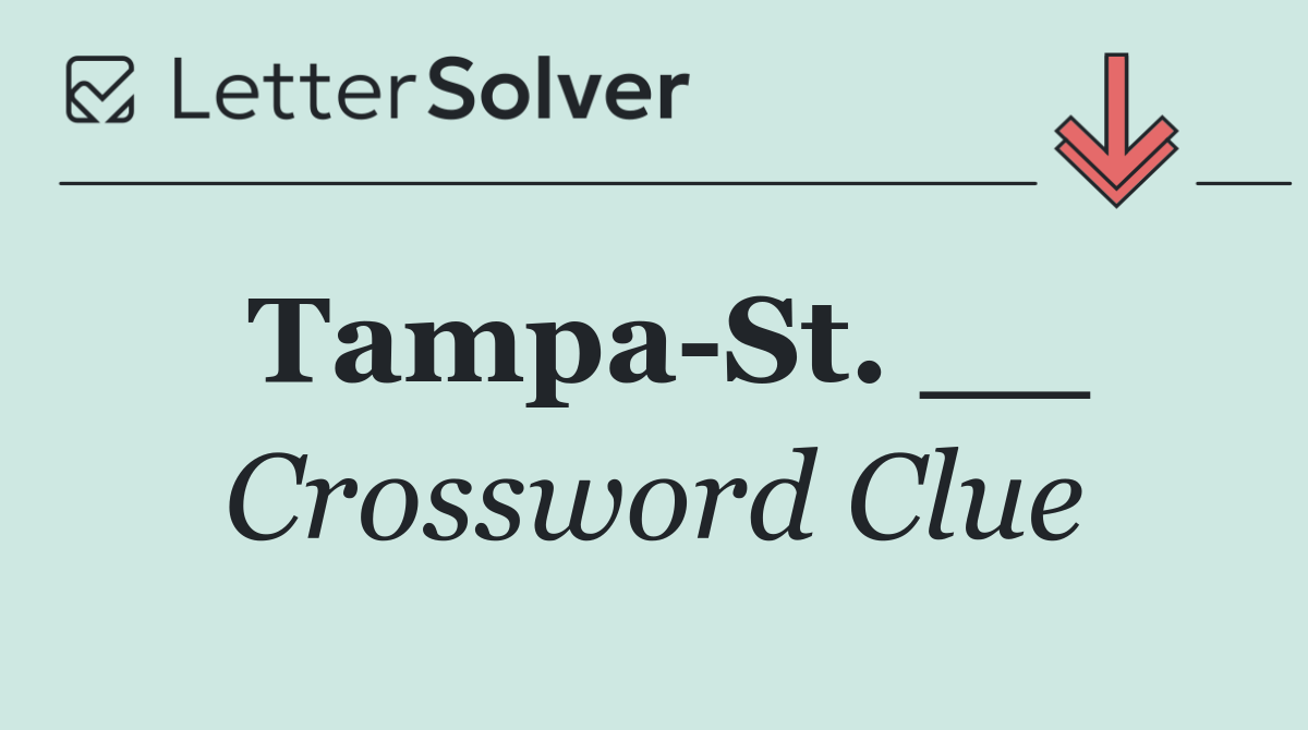 Tampa St. __
