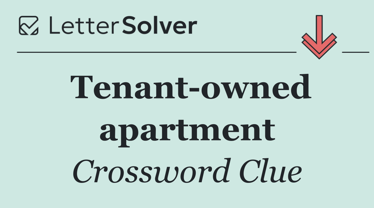 Tenant owned apartment