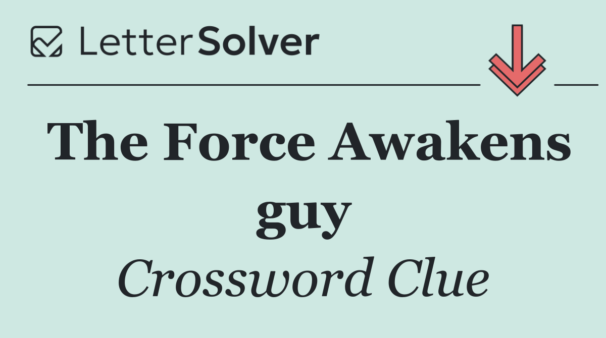 The Force Awakens guy