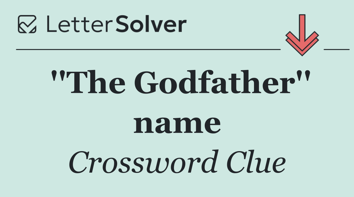 ''The Godfather'' name