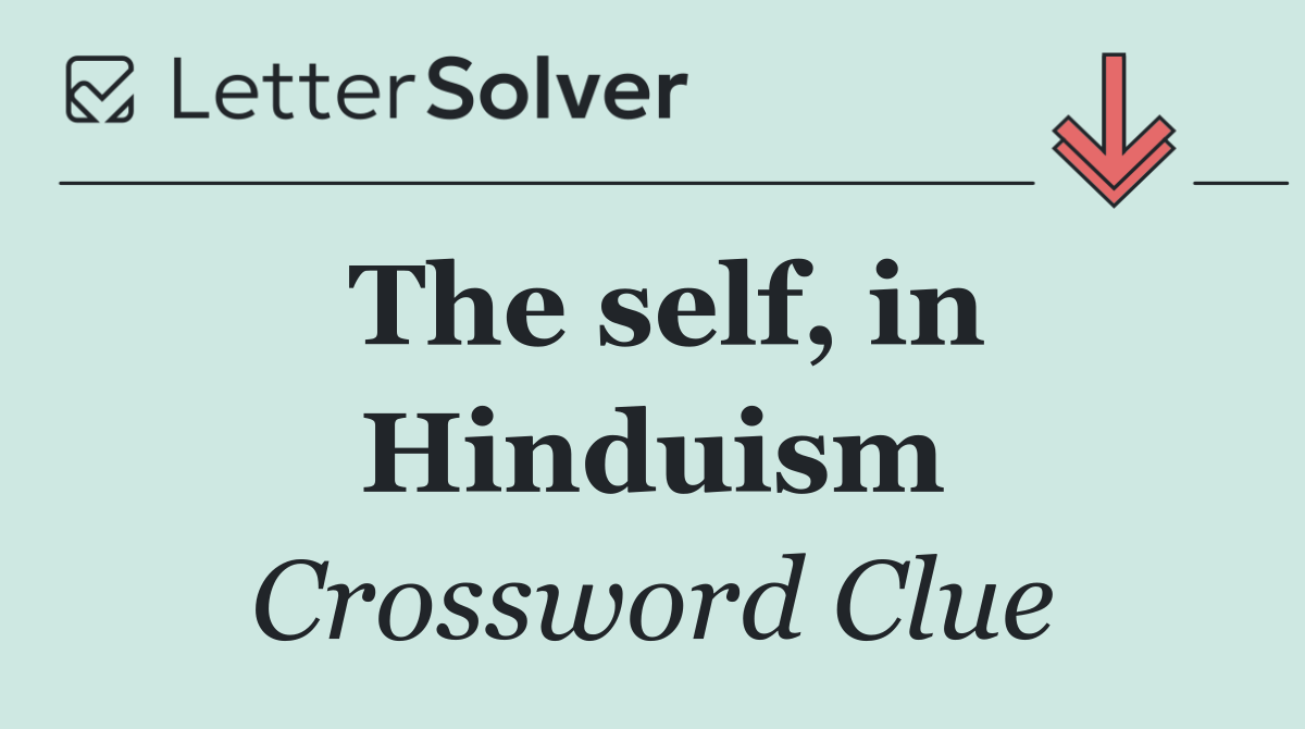 The self, in Hinduism