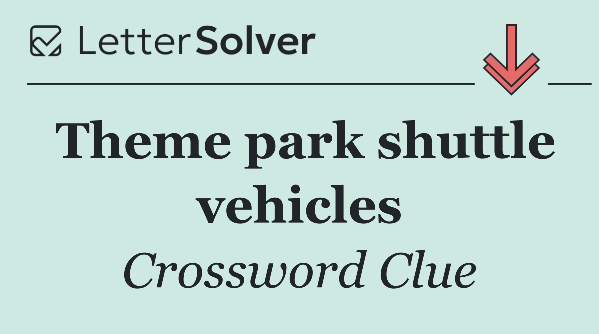 Theme park shuttle vehicles