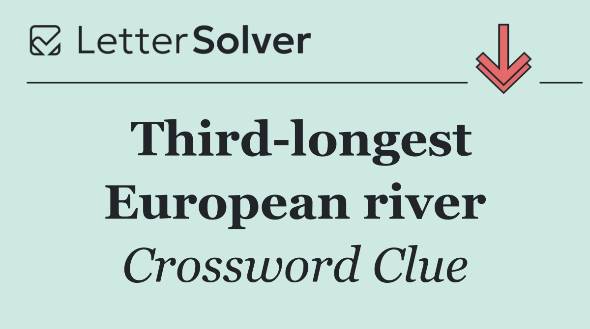 Third longest European river