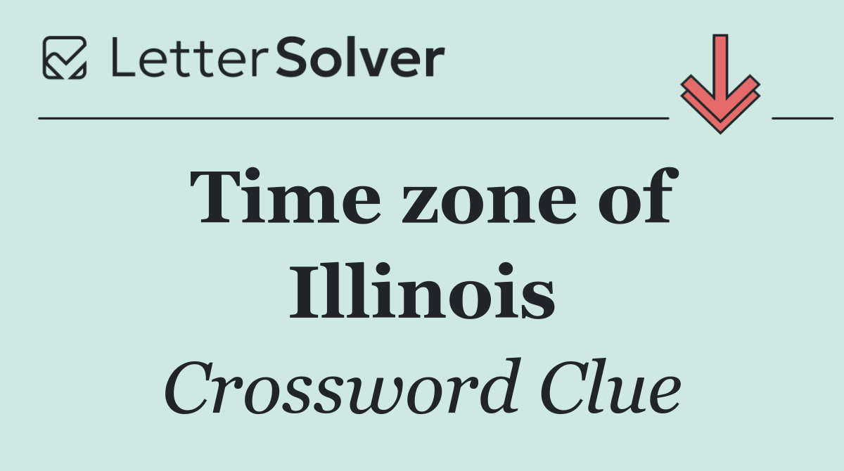 Time zone of Illinois