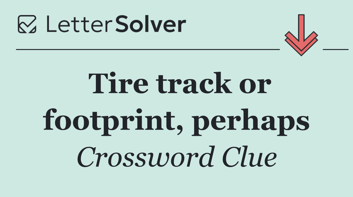 Tire track or footprint, perhaps