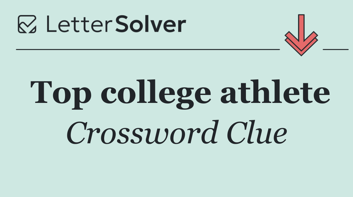 Top college athlete