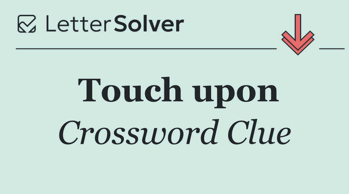 Touch upon