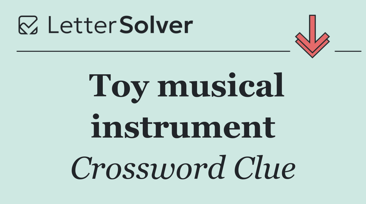 Toy musical instrument