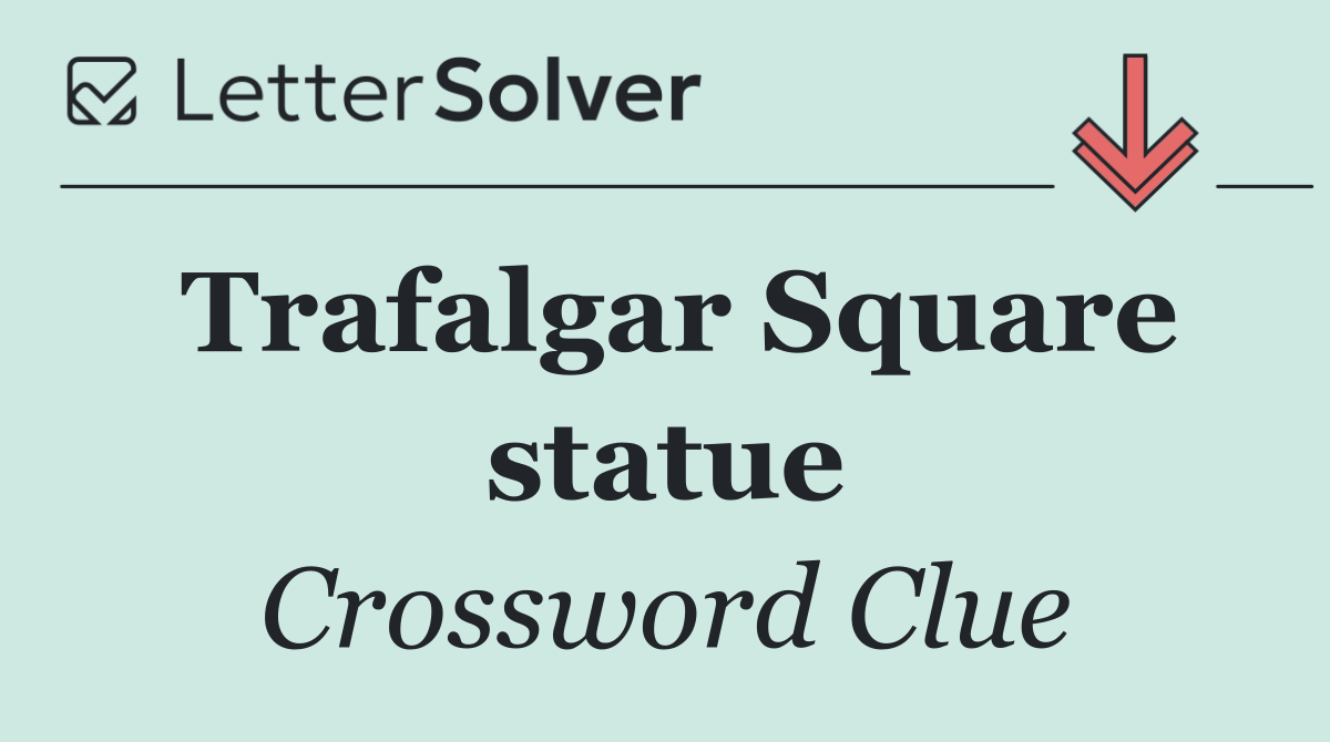 Trafalgar Square statue