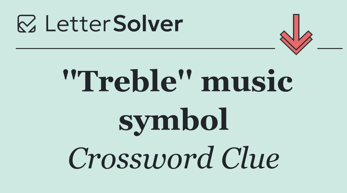 ''Treble'' music symbol