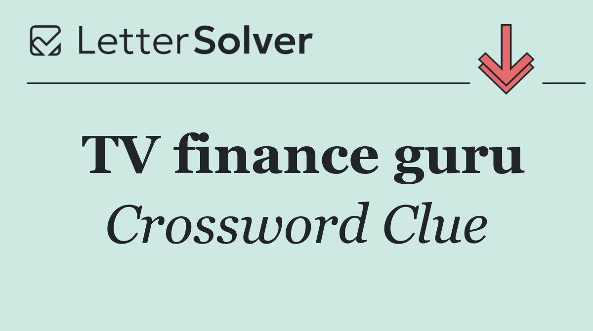 TV finance guru
