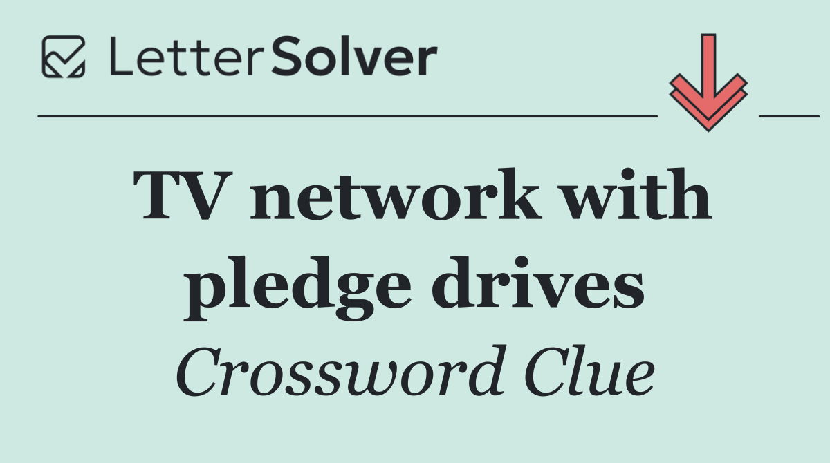 TV network with pledge drives