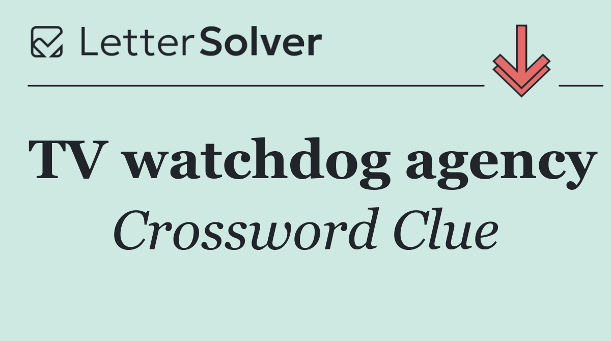TV watchdog agency