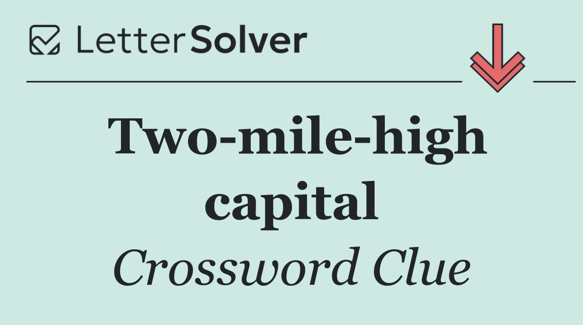 Two mile high capital