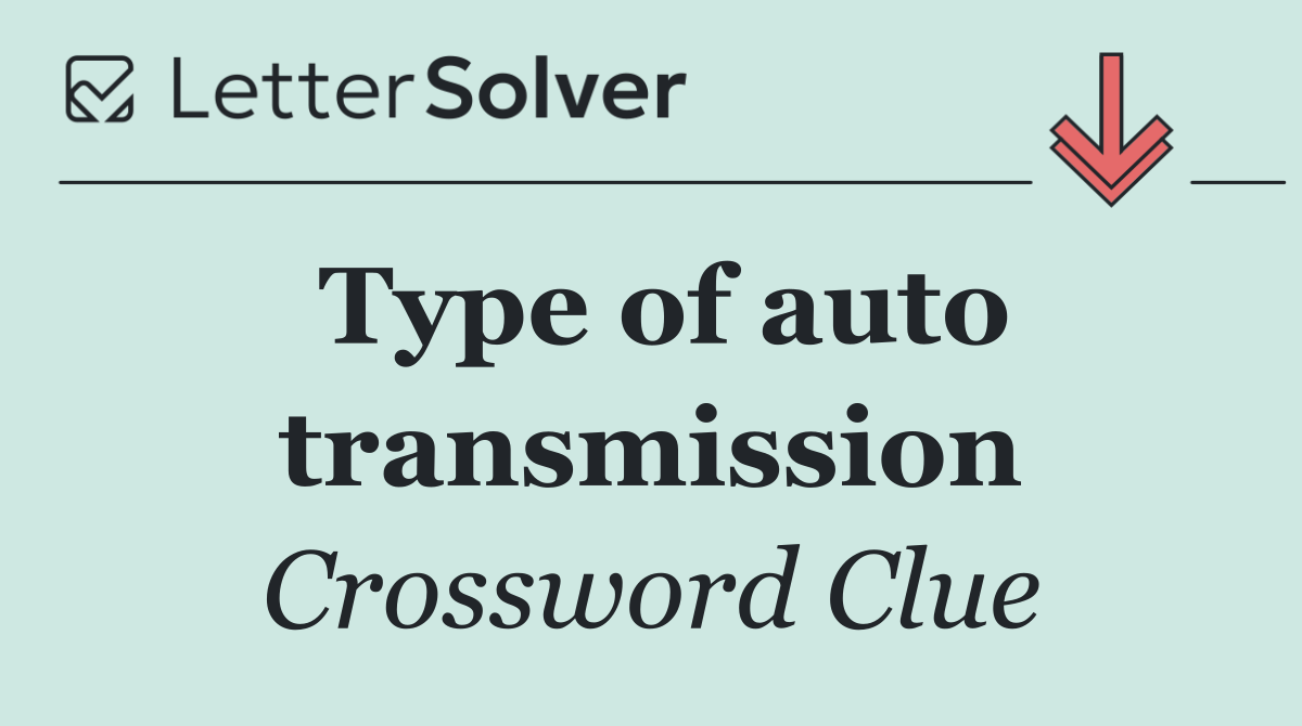 Type of auto transmission