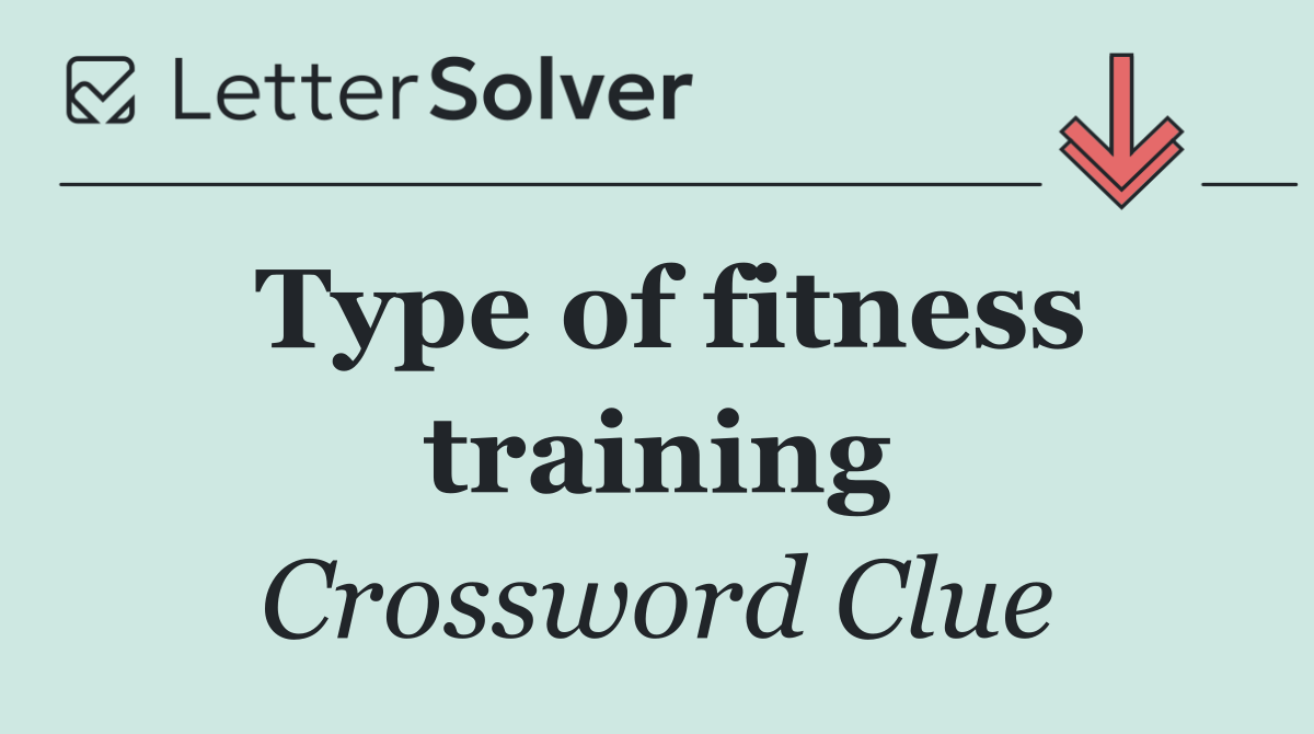 Type of fitness training