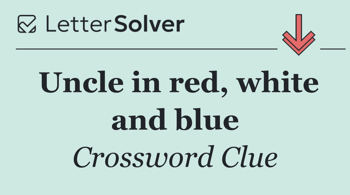 Uncle in red, white and blue
