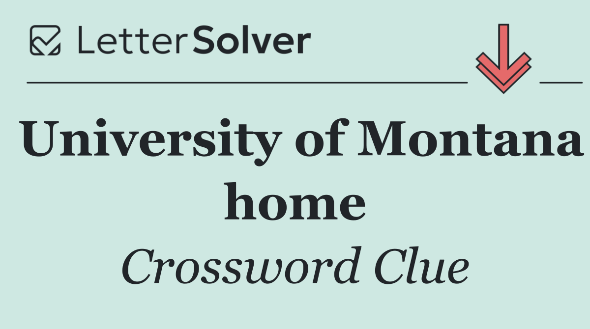 University of Montana home