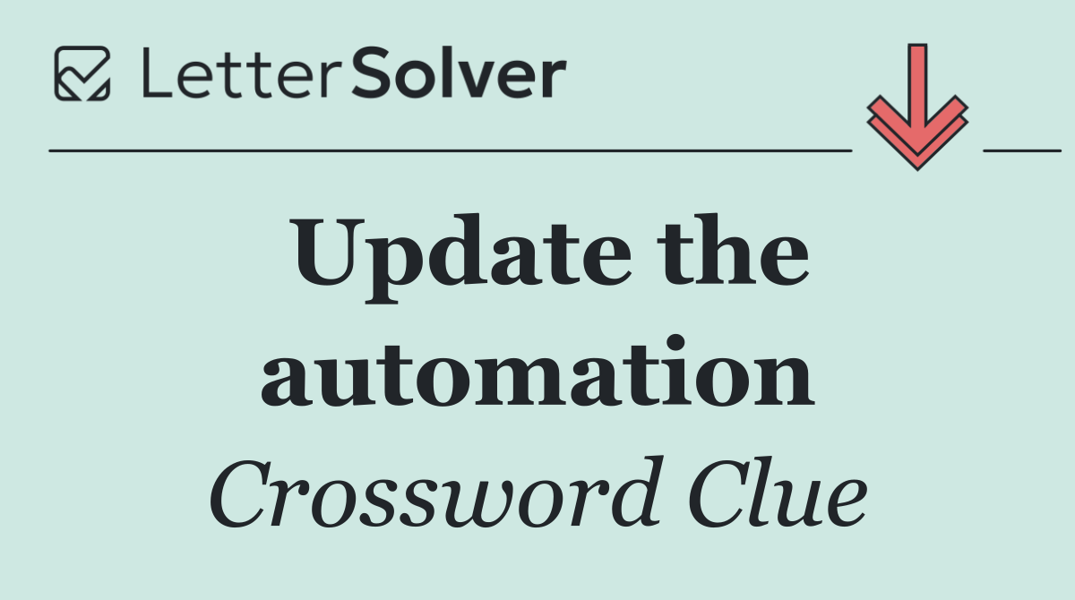 Update the automation