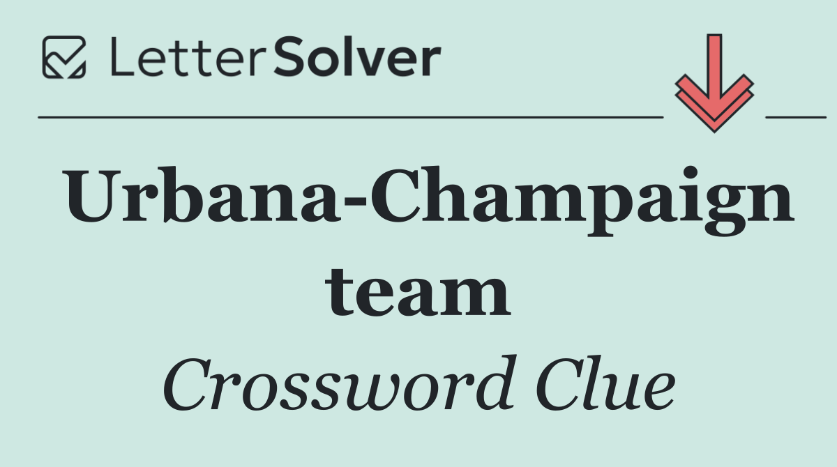 Urbana Champaign team