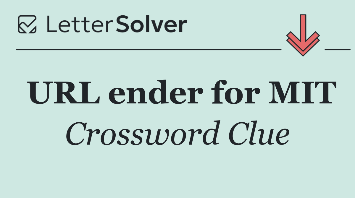 URL ender for MIT