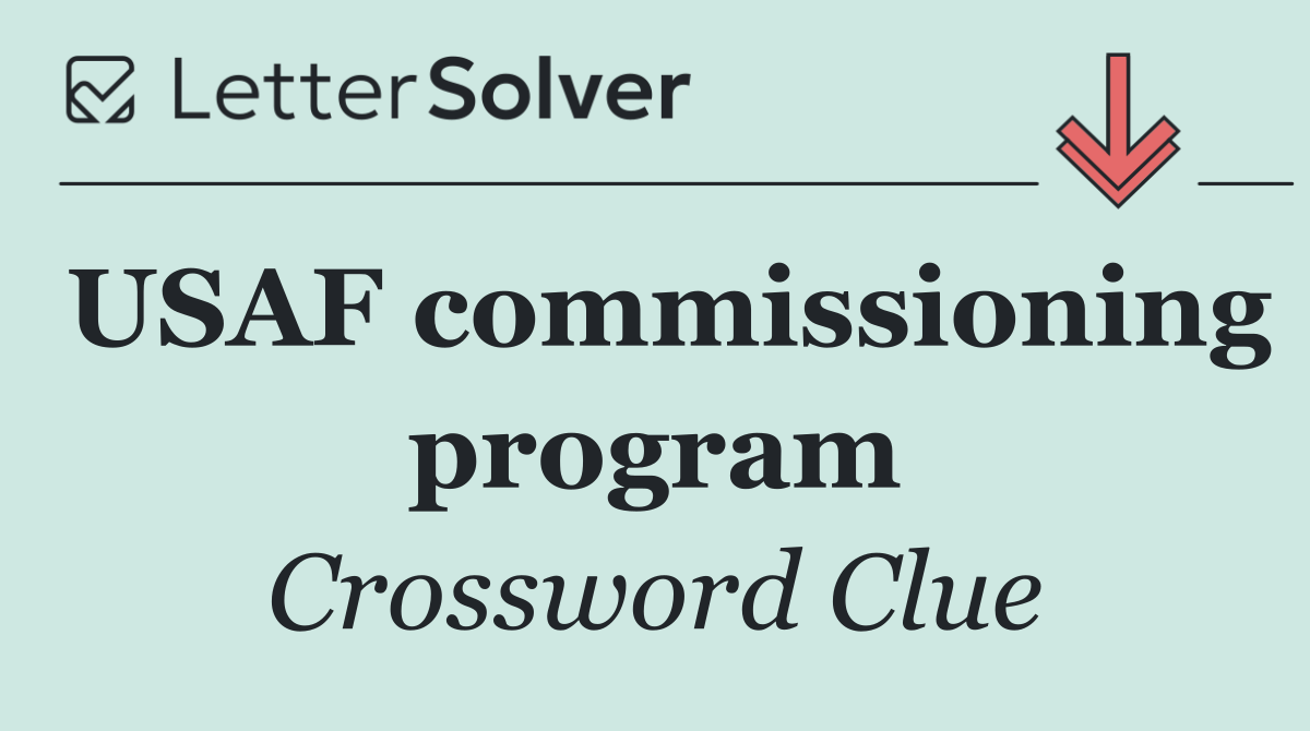 USAF commissioning program