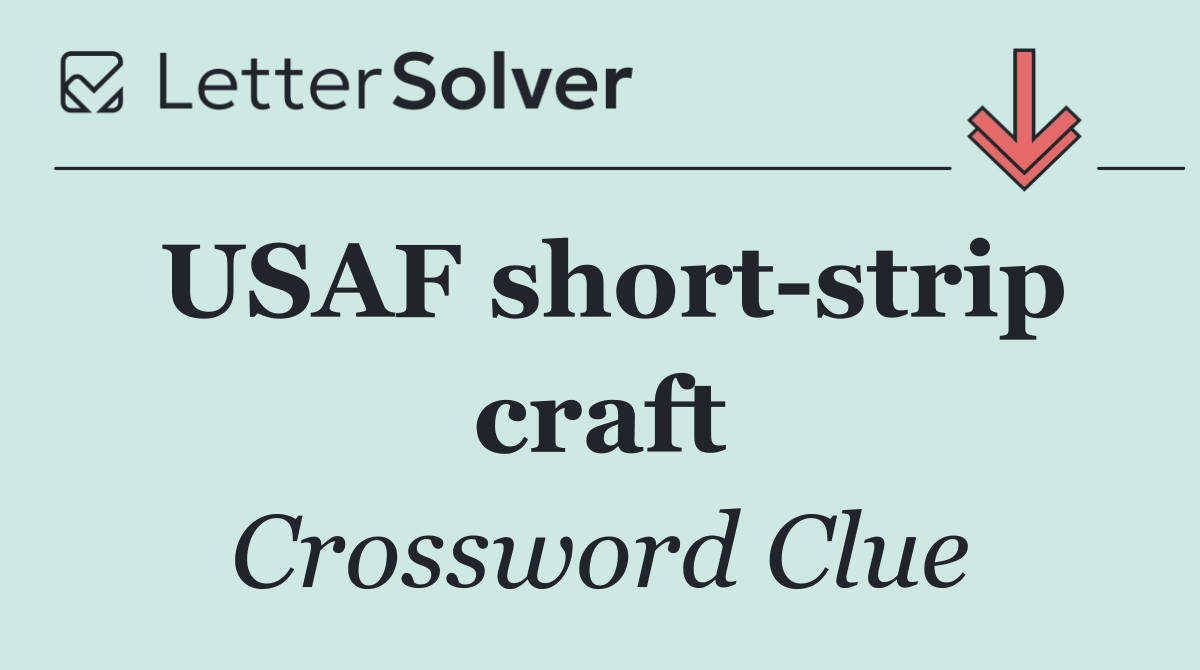 USAF short strip craft