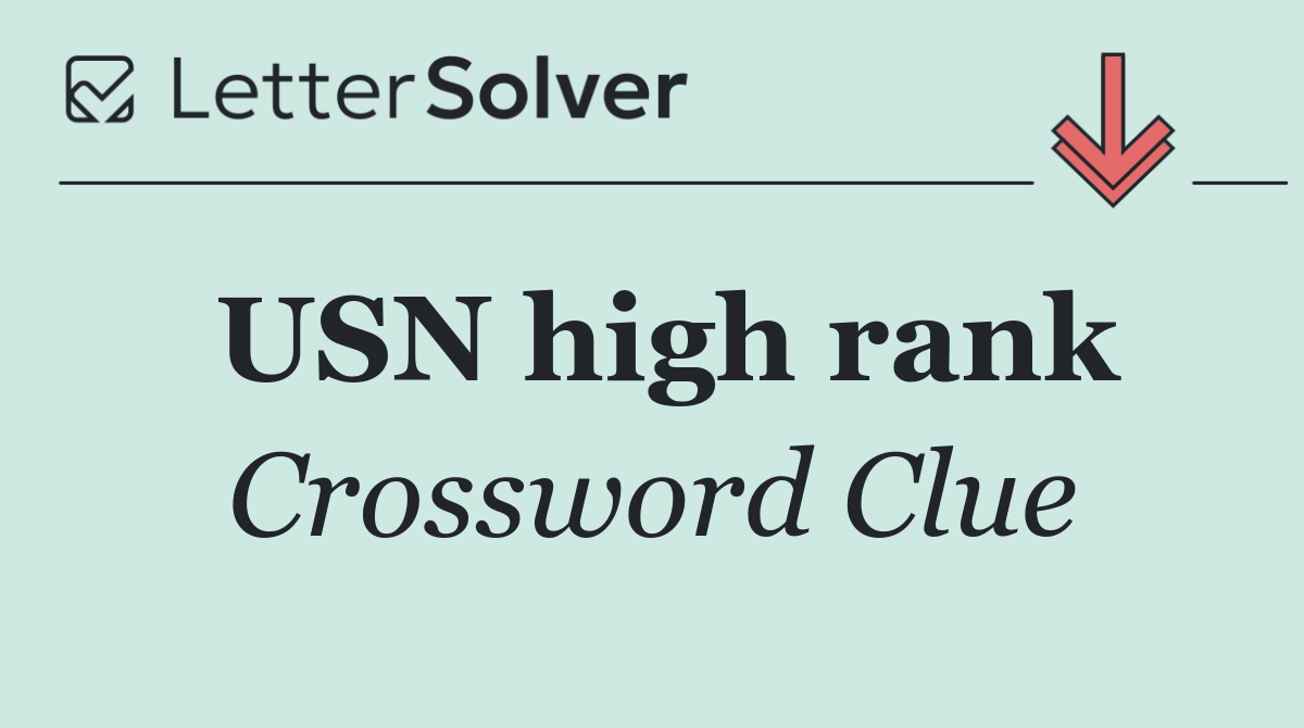 USN high rank
