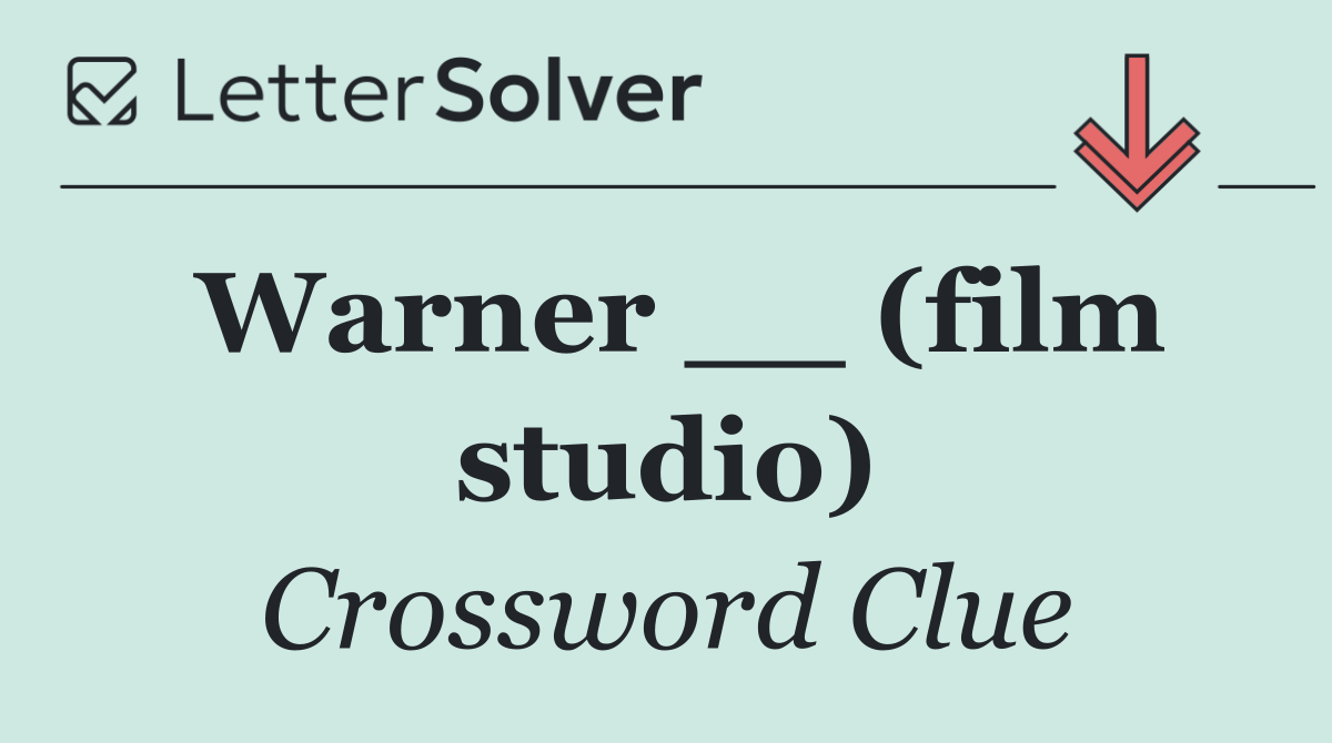 Warner __ (film studio)