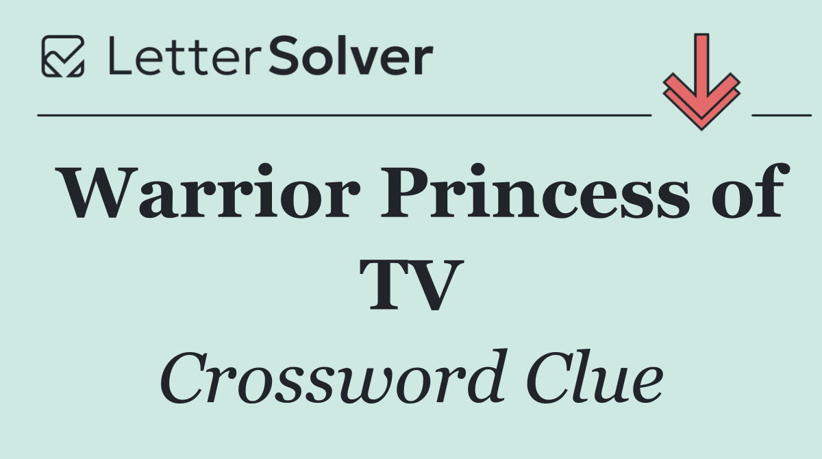 Warrior Princess of TV