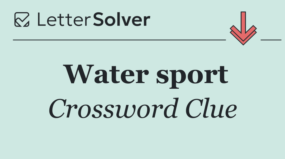 Water sport