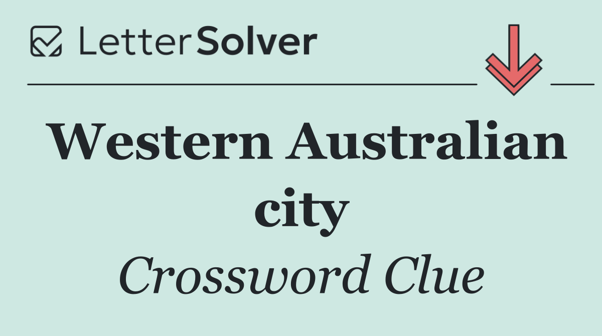 Western Australian city