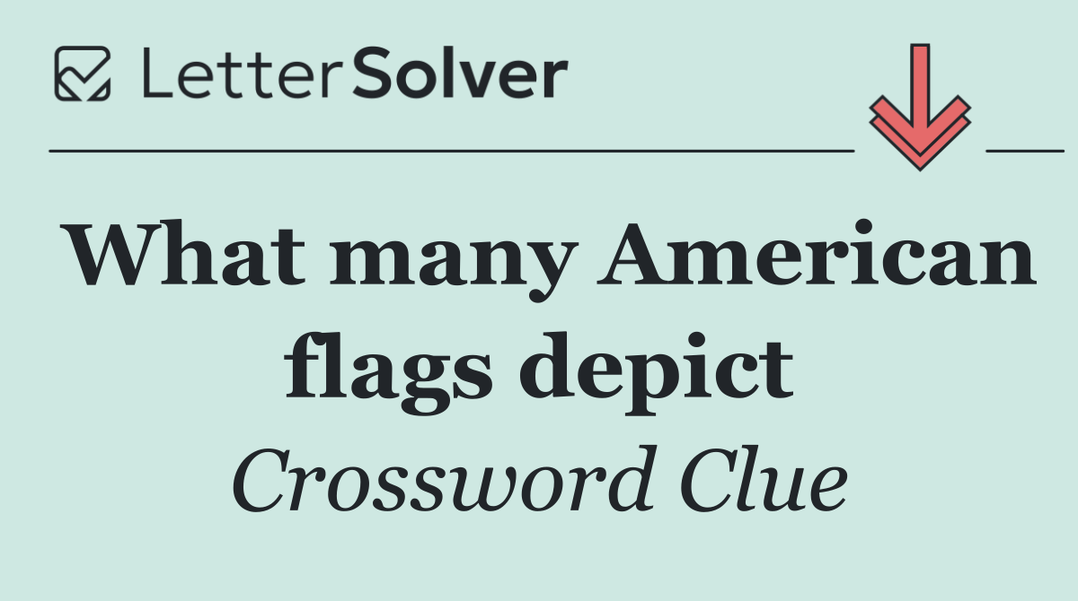 What many American flags depict