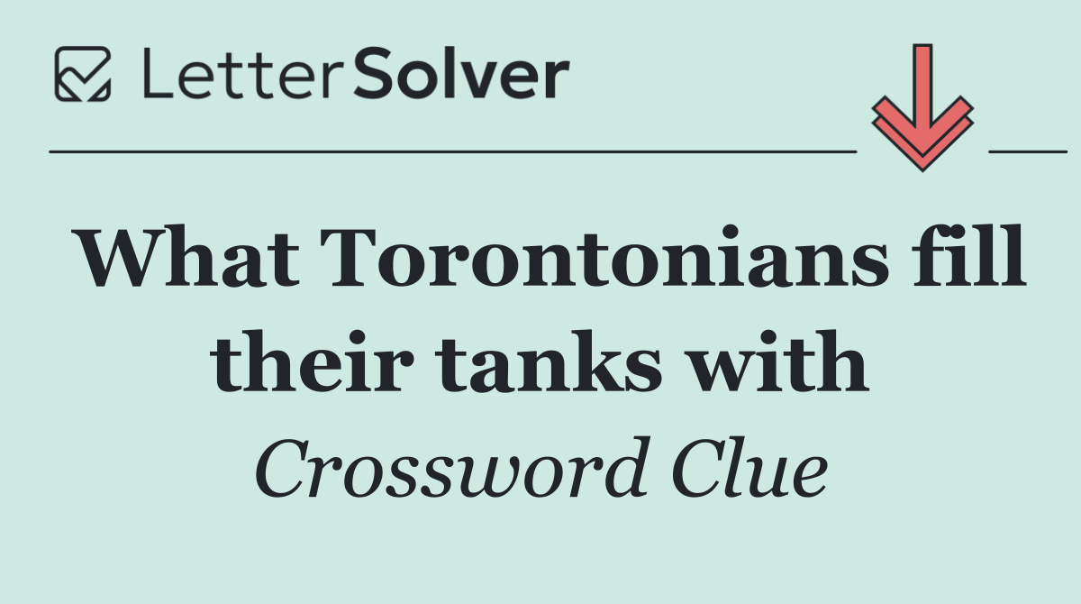 What Torontonians fill their tanks with