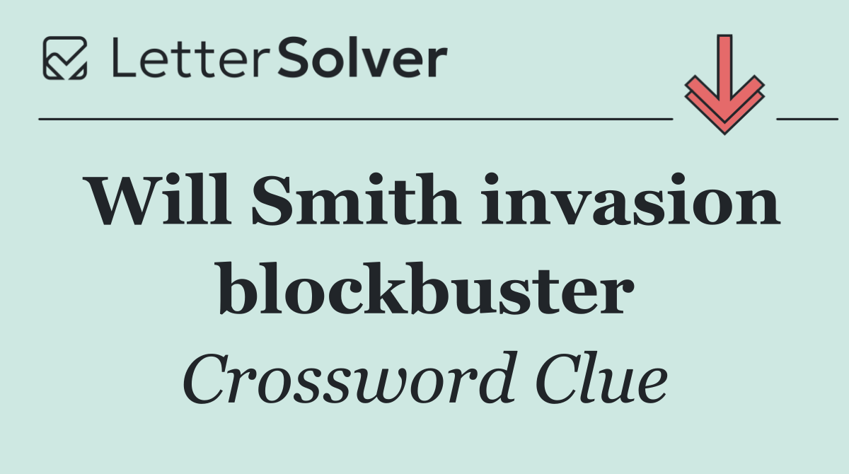 Will Smith invasion blockbuster