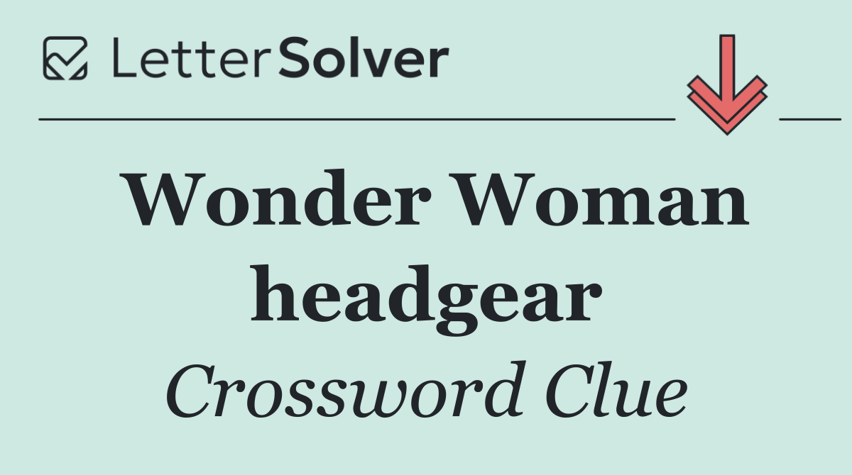 Wonder Woman headgear