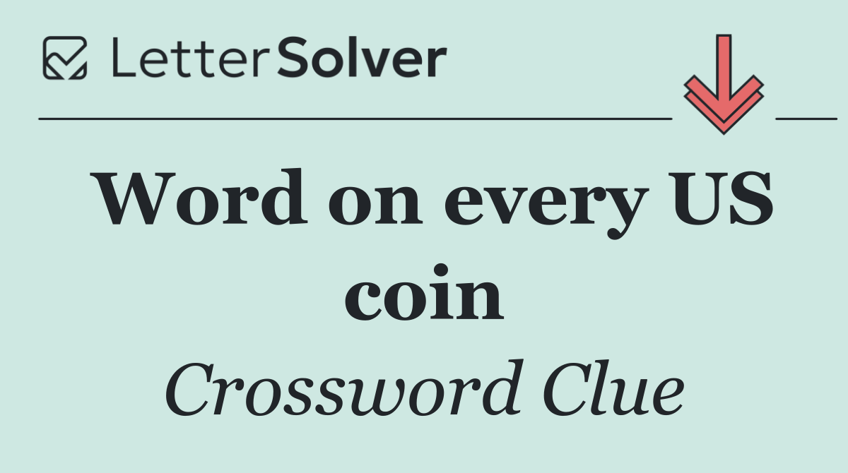 Word on every US coin